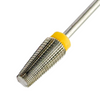 Titanium Volcano Tapered Carbide Bit - (X FINE / SILVER) 3/32" Shank