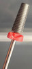 Titanium Tapered Barrel Carbide Bit - (FINE / SILVER) 3/32" Shank