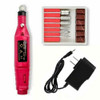 Professional Portable Electric Manicure & Pedicure Drill - Red