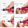 Professional Portable Electric Manicure & Pedicure Drill - Red
