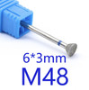 NDi beauty Diamond Drill Bit - 3/32 shank (MEDIUM) - M48