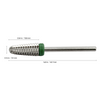 NDi beauty Volcano Radius Carbide Bit - (COARSE / SILVER) 3/32"
