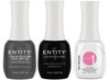 Entity Color Couture Soak Off Gel Base & No Wipe Top & NuBond Trio Set