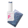 Light Elegance P+ Glitter Gel Polish Bratty Blue - 10 ml