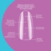 Gelish Soft Gel Tips Short Almond Natural - 160 CT