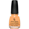 China Glaze Nail Polish lacquer Tangerine Heat - 0.5 oz