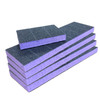 Salon Professional Mini Disposable Nail Buffer Blocks 80/80 - Purple/Black - 1000pcs