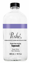 Poshe Super Fast Drying Top Coat - 16 fl oz