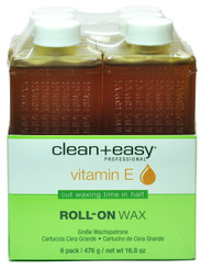 Clean + Easy Large Vitamin E Wax Refill - 6pk