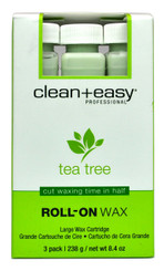 Clean + Easy Large Tea Tree Creme Wax Refill - 3pk
