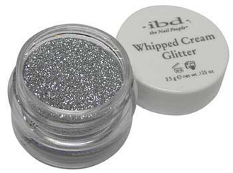 ibd Whip Cream Silver Glitter - .125oz