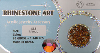 Rhinestone Art Color Mango /1440ct