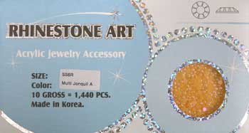 Rhinestone Art Pearl Color - Multi Jonquil A - 1440ct