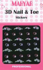 3D Nail & Toe Stickers - K06