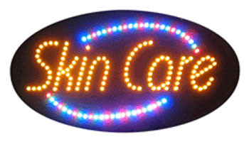 Animation & Flashing LED Sign - Skin Care