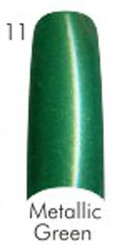 Lamour Color Nail Tips: Metallic Green - 110ct