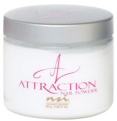 NSI Attraction Nail Powder Pure White - 130 g (4.58 Oz.)