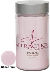 NSI Attraction Nail Powder - Sheer Pink - 24.7oz