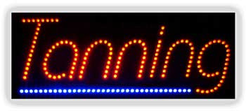 Electric LED Sign - Tanning 2172