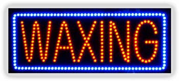 Electric LED Sign - Waxing  2341