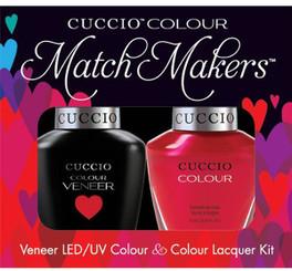 CUCCIO Gel Color  MatchMakers  Red Lights in Amsterdam - 0.43oz / 13 mL