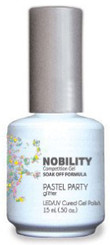 LeChat Nobility LED/UV Cured Gel Polish Pastel Party - .5 oz  15 ml