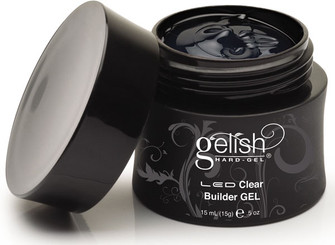 Gelish Hard Gel LED UV Clear Builder Gel - .5oz