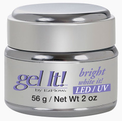 EzFlow LED/UV Gel It! Bright White It! 56 g / Net Wt. 2 oz