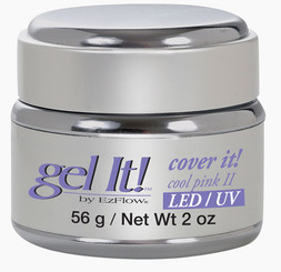 EzFlow LED/UV Gel It! Cover It! Cool Pink II - 56 g / Net Wt. 2 oz