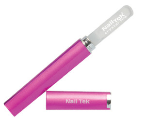 Nail Tek FUCHSIA File 5" w/Companion Case