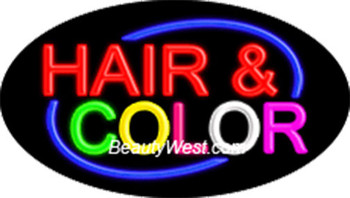 Neon Flashing Sign Hair & Color
