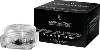 LASH beLONG Black 14mm Individual Lash Extensions  4,000 count