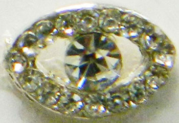 3D Rhinestones Crystal Nail Metal Charms B035