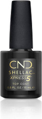 CND Shellac  Xpress5 Top Coat - 15 mL/ .5 fl. oz.