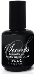 NSI Secrets Removable LED/UV Gloss Coat - 15 ml (.5 Fl. Oz.)