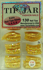 Tip Jar Fashion Nails Glitter Tips - CST217