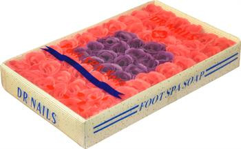 Dr. Nails Pedicure Foot Spa Soap - Rose/Purple (60pcs)