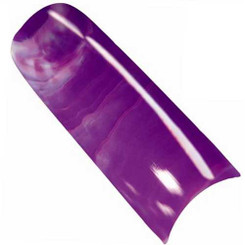 Lamour Marble Nail Tips -  Purple 110 tips