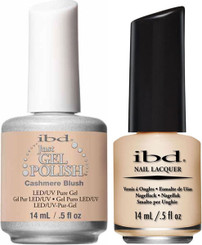 ibd Just Gel Polish & Nail Lacquer Cashmere Blush - .5oz