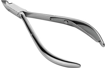 Niko Silver Cobalt Square Cuticle Nipper # 14