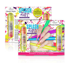 Ezflow Boogie Nights Glitter Acrylics Splash Riot Collection