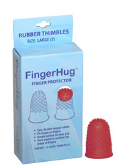 FingerHug Finger Protector Rubber Thimbles - Size 2 / Large