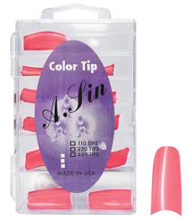A. Sin Assorted Color Nail Tips Coral - 110ct # 13