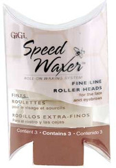 GiGi Fine Roller Head 3pk