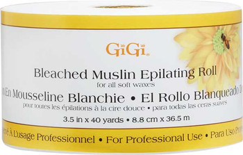 Gigi Bleached Muslin Epilating Roll - 3.5" x 40 yards