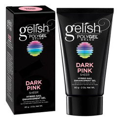 Gelish POLYGEL Nail Enhancement Dark Pink - 2 oz / 60 g