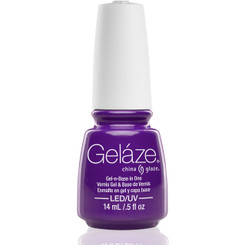 Gelaze Gel-n-Base Gel Polish Plur-ple - .5 fl oz