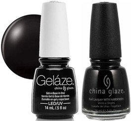 Gelaze Gel Polish & Nail Lacquer DUO Liquid Leather - .5 fl oz