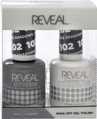 Reveal Gel Polish & Nail Lacquer Matching Duo - IN THE SHADOWS - .5 oz
