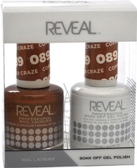 Reveal Gel Polish & Nail Lacquer Matching Duo - COPPER CRAZE - .5 oz